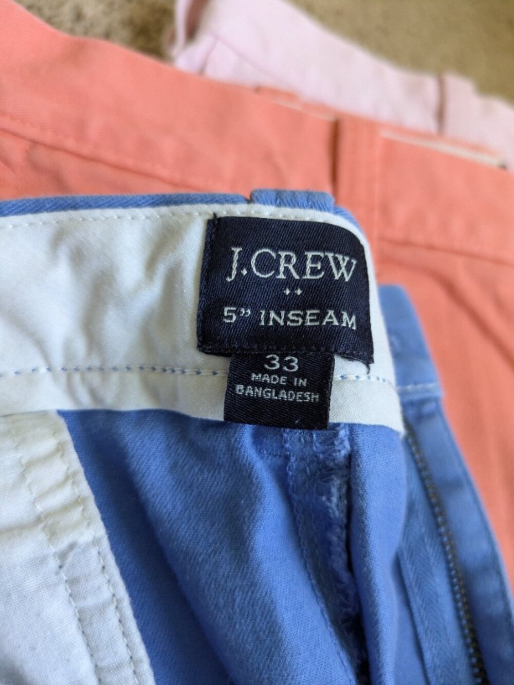 10 Pair Bundle of J Crew 5" Shorts - Picture 3 of 6